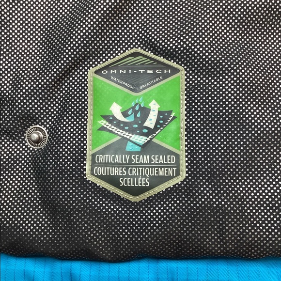 Columbia Omni-Tech Ski Coat Jacket Turquoise - Picture 14 of 16